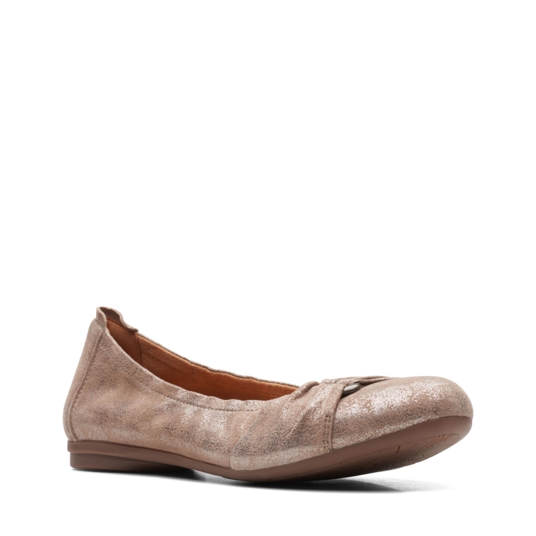 Bronze Metallic Clarks Rena Schritt