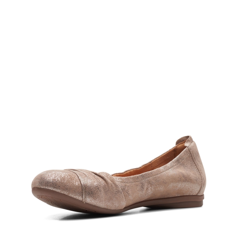 Bronze Metallic Clarks Rena Schritt