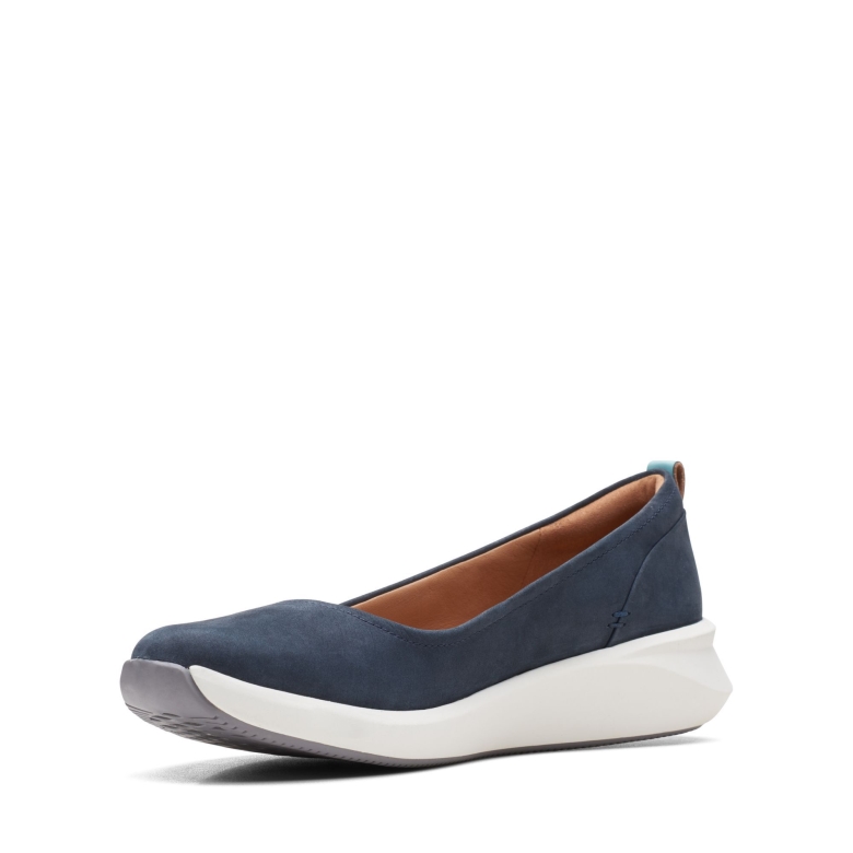 Ein Rio Vibe Clarks Navy Nubuk