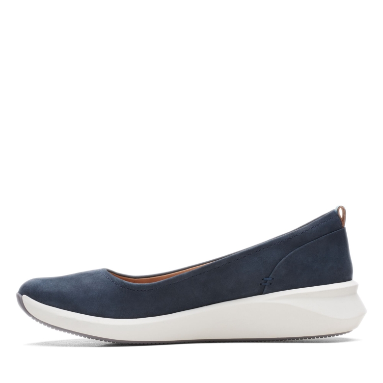 Ein Rio Vibe Clarks Navy Nubuk
