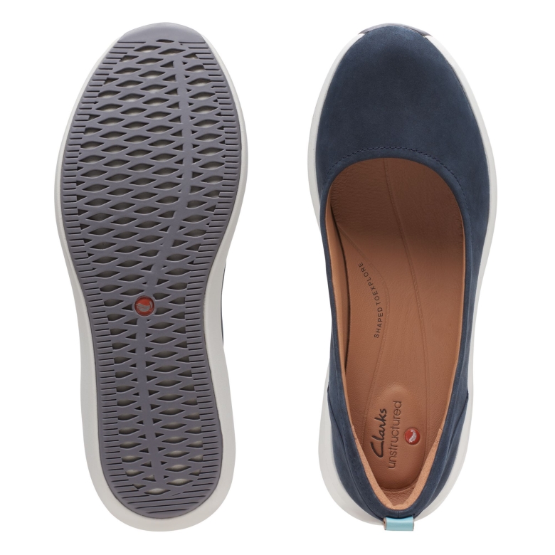 Ein Rio Vibe Clarks Navy Nubuk