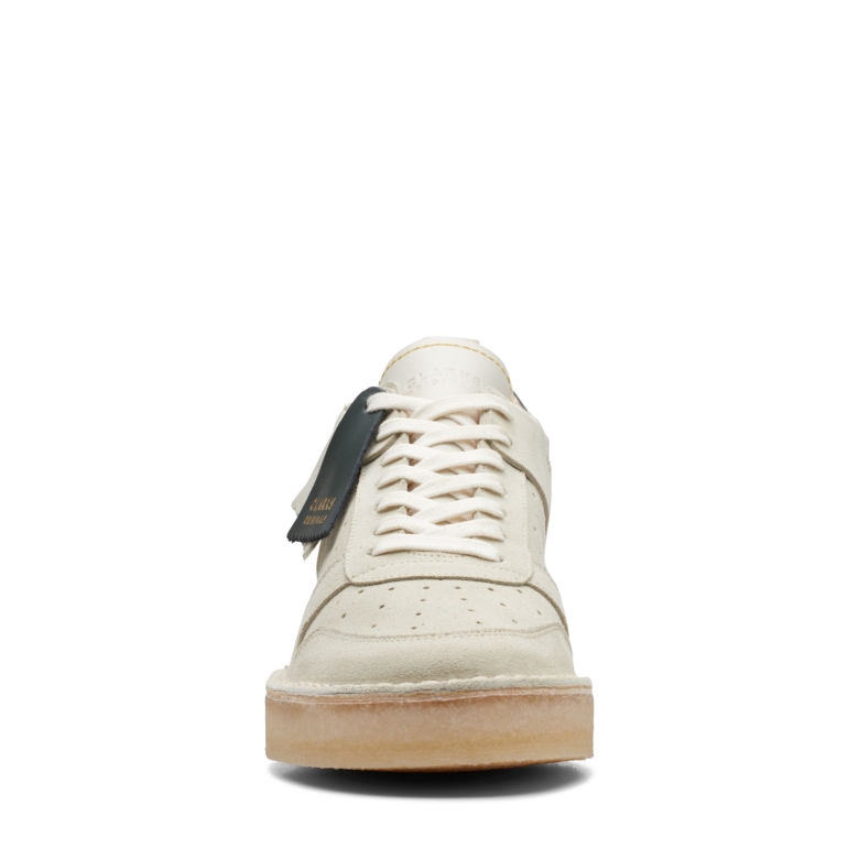 Desert Run Clarks Aus Weißem Wildleder