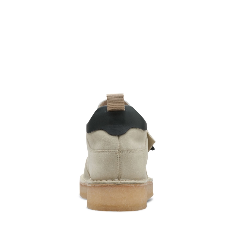 Desert Run Clarks Aus Weißem Wildleder