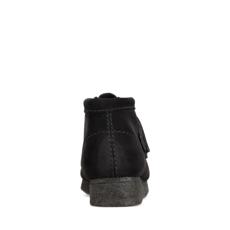 Clarks Wallabee-stiefel Aus Schwarzem Wildleder