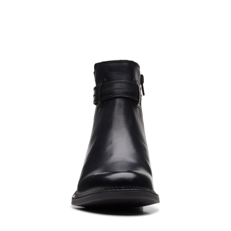 Clarks Maye Ease Schwarzes Leder