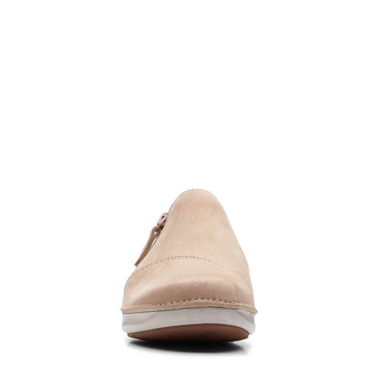 Sand Nubuk Clarks Appley Reißverschluss