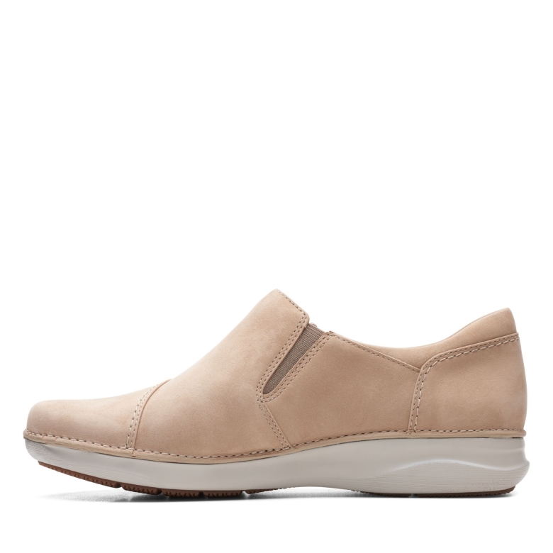 Sand Nubuk Clarks Appley Reißverschluss
