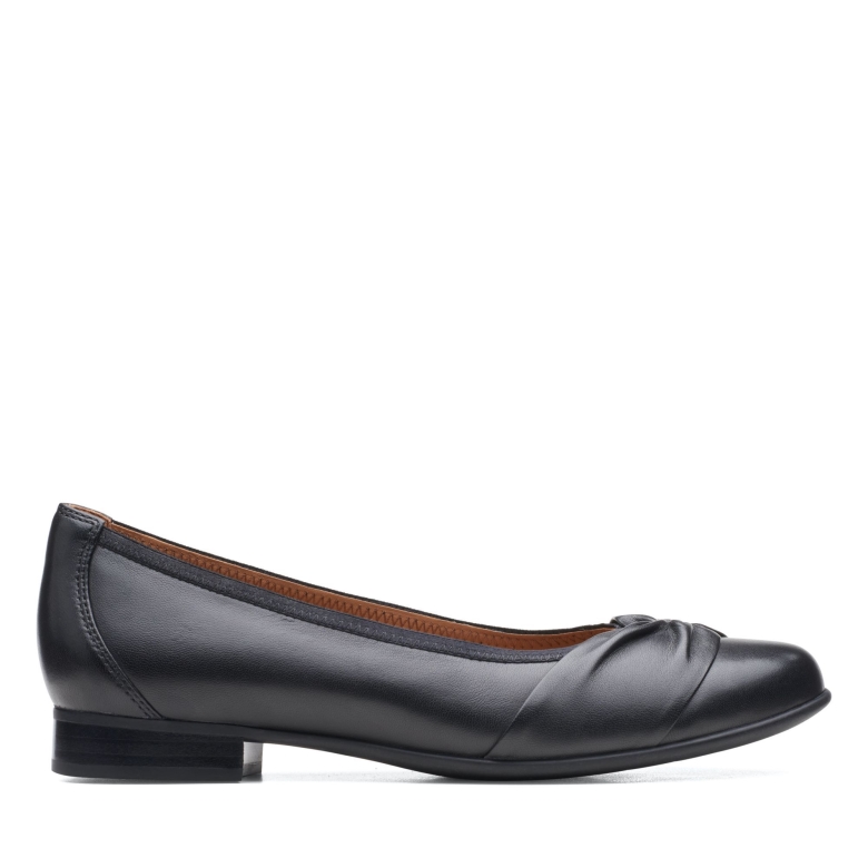 Schwarzes Leder Un Blush Wish Clarks