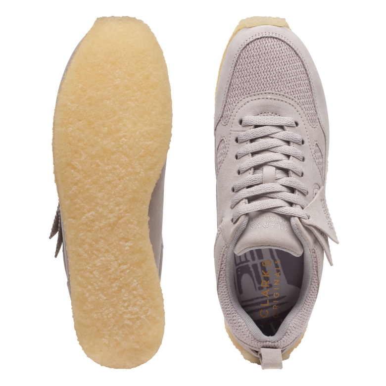 Clarks Lockhill Graues Wildleder