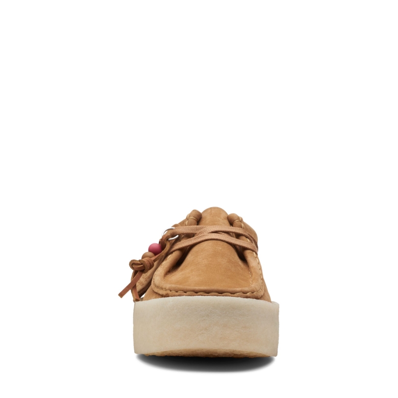 Braune Nubuk Wallabee Cup Clarks