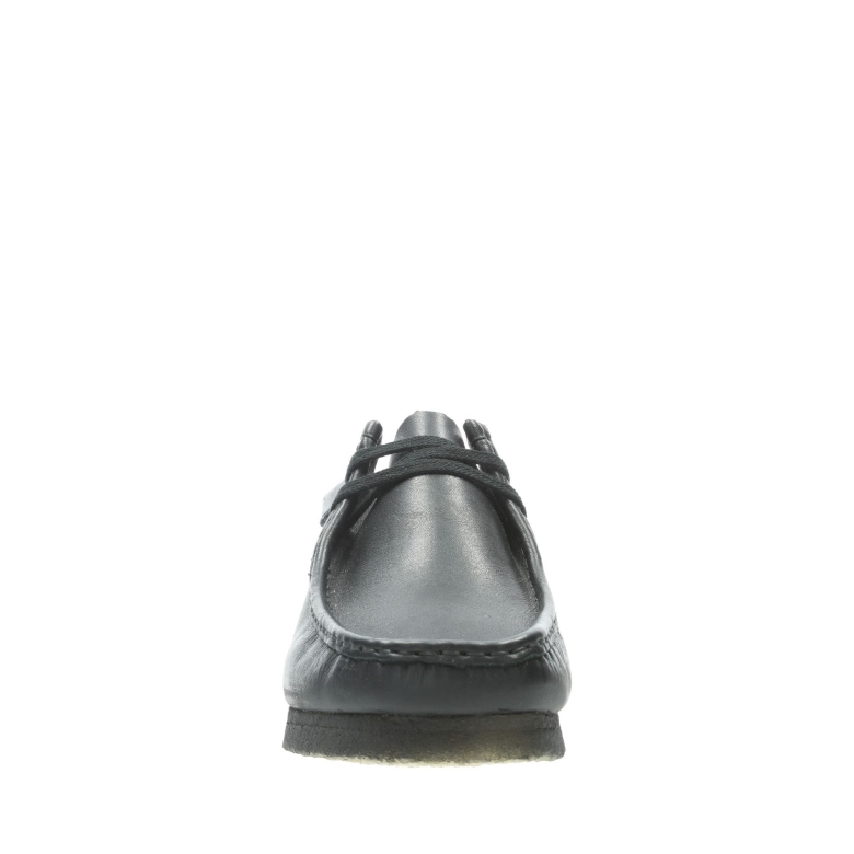 Clarks Wallabee Aus Schwarzem Leder