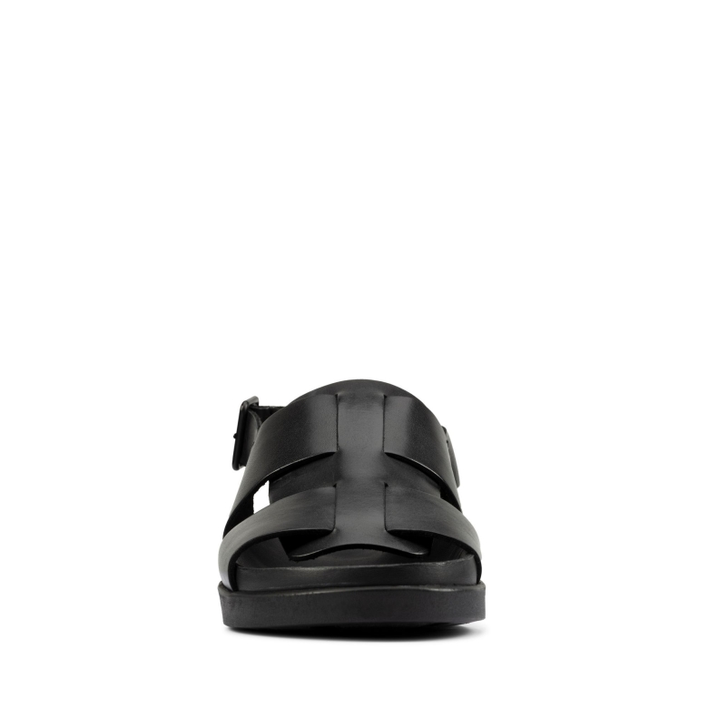 Schwarzes Clarks-sunderband Aus Leder