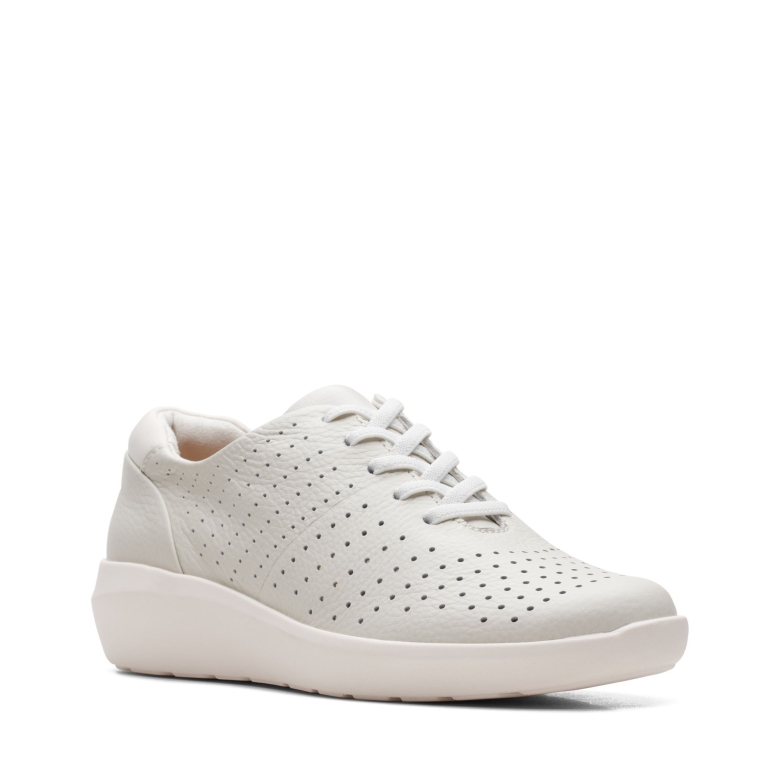 Weißes Leder Kayleigh Aster Clarks