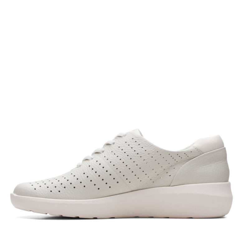 Weißes Leder Kayleigh Aster Clarks