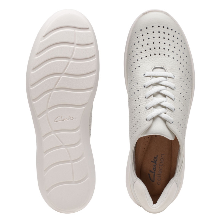 Weißes Leder Kayleigh Aster Clarks