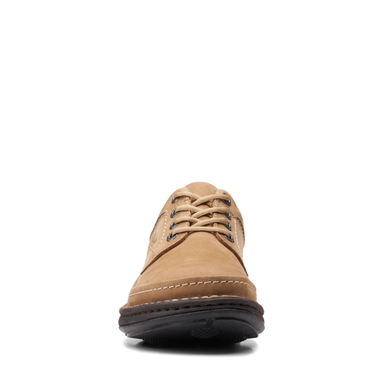 Clarks Sand Nubuk Natur Drei