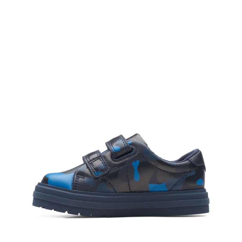Navy Camo Clarks Nova Frühes T