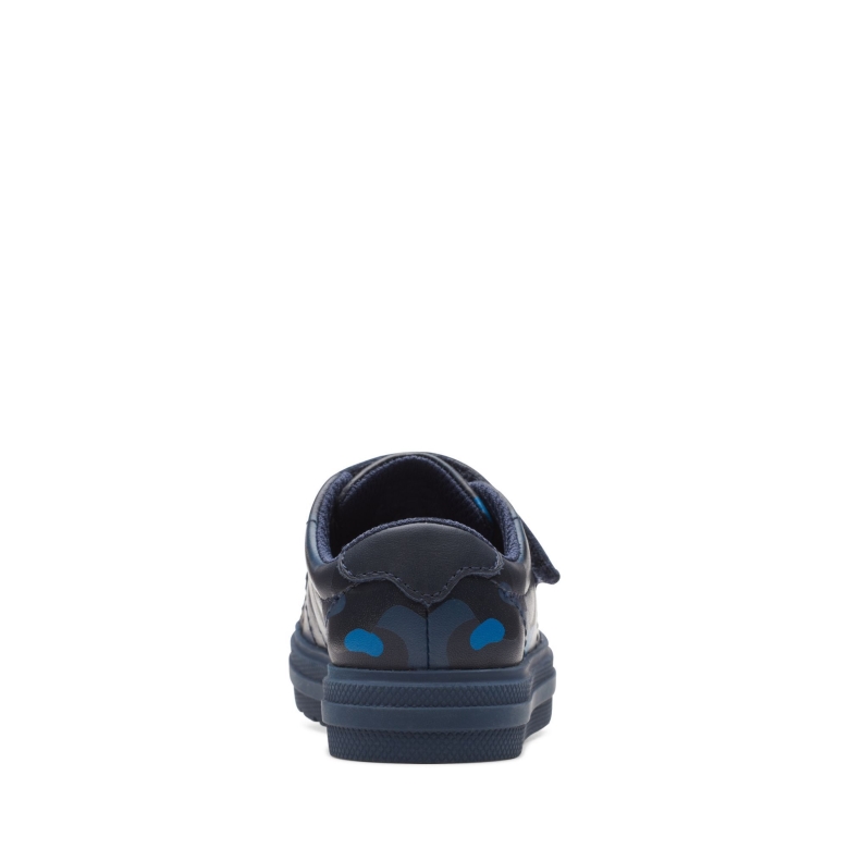 Navy Camo Clarks Nova Frühes T
