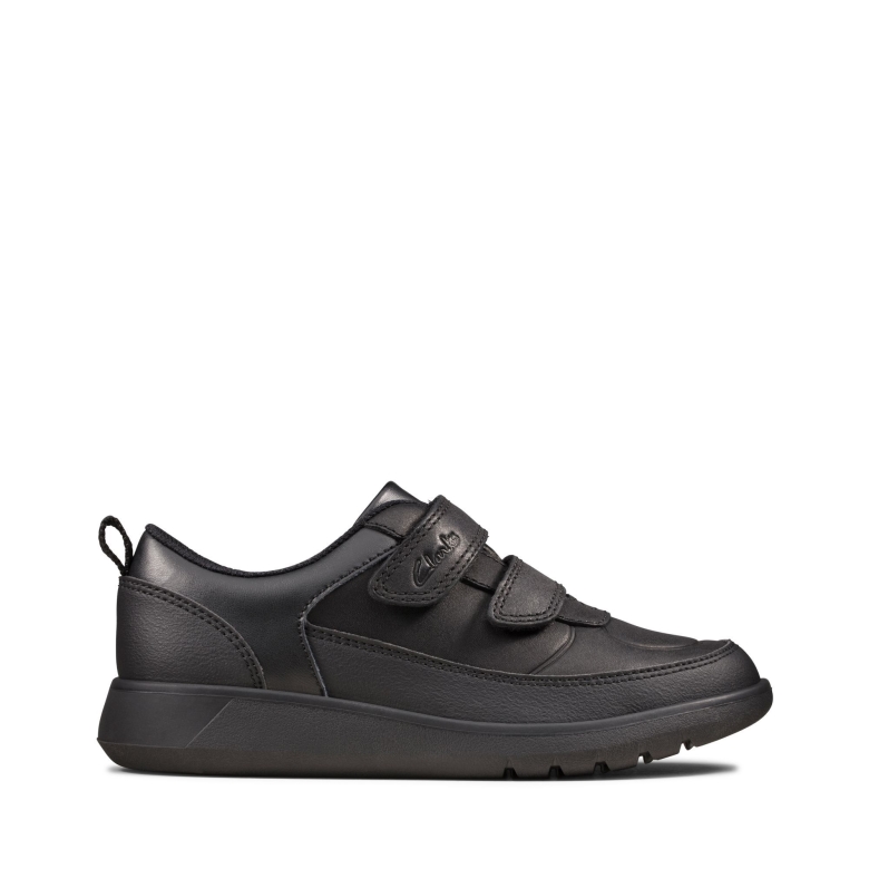 Scape Flare K Clarks Schwarzes Leder