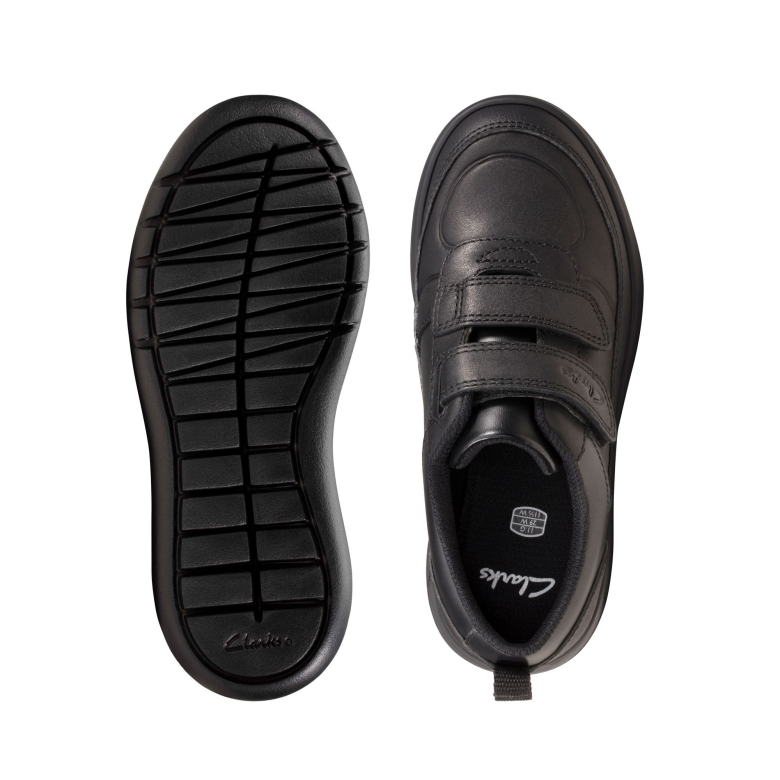 Scape Flare K Clarks Schwarzes Leder