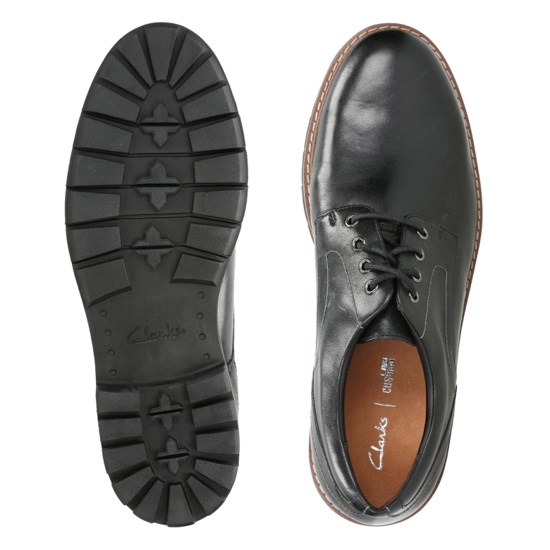 Batcombe Hall Schwarz Leder Clarks