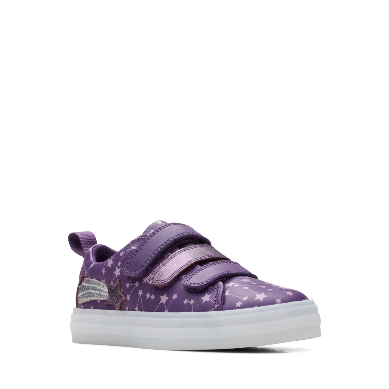 Flare Fly K Clarks Lila