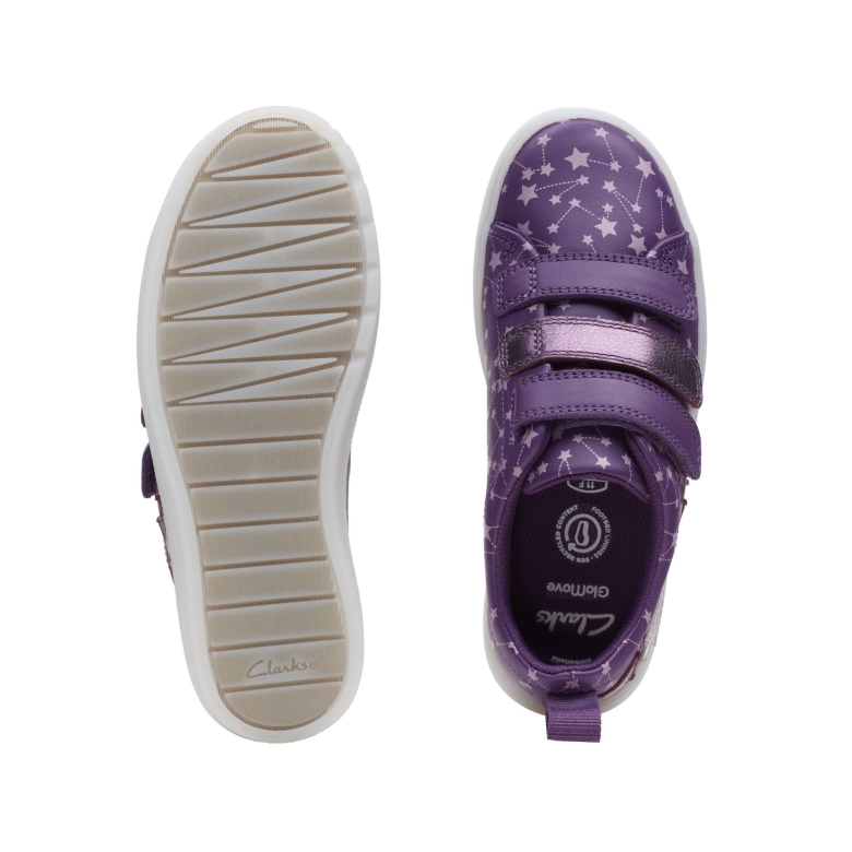 Flare Fly K Clarks Lila