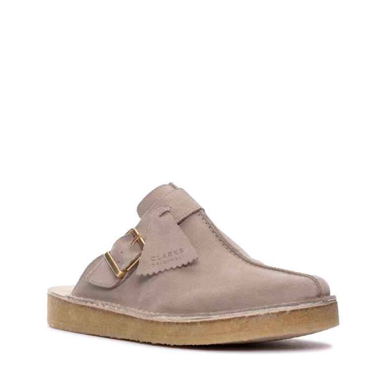 Clarks Beige Trek Mule