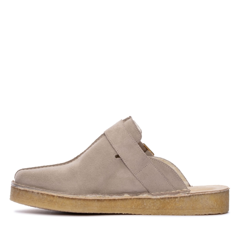 Clarks Beige Trek Mule