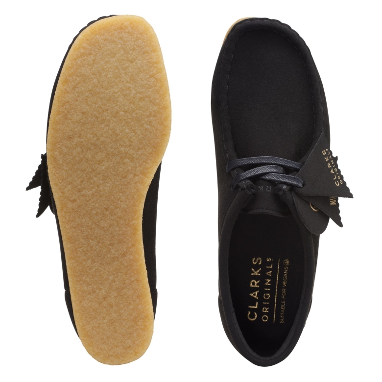 Schwarzes Clarks Wallabee