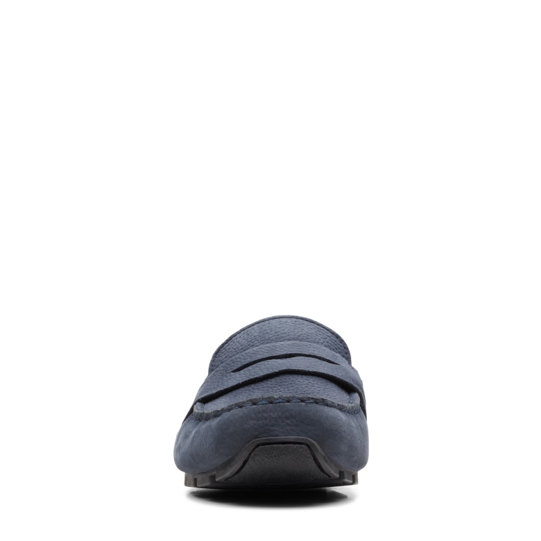 Oswick Bar Clarks Marineblaues Nubukleder