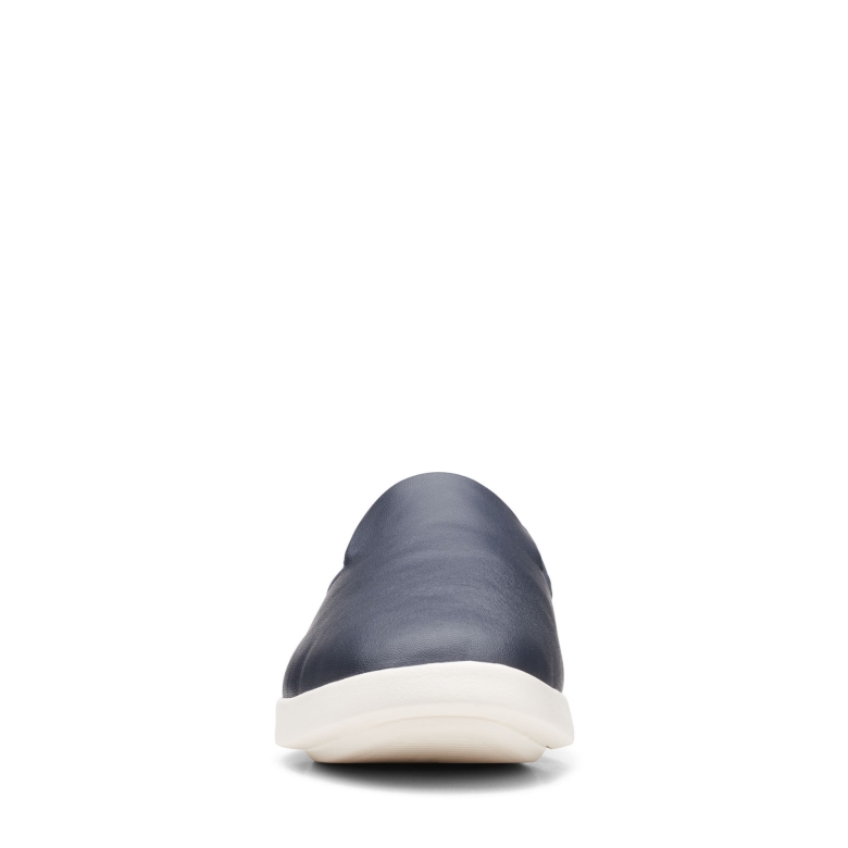 Clarks Marineblaues Leder Ace Lite Lo