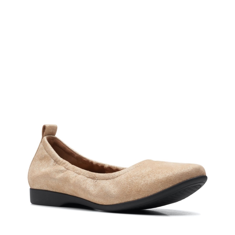 Clarks Un Darcey Vibe Goldmetallic