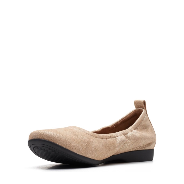 Clarks Un Darcey Vibe Goldmetallic