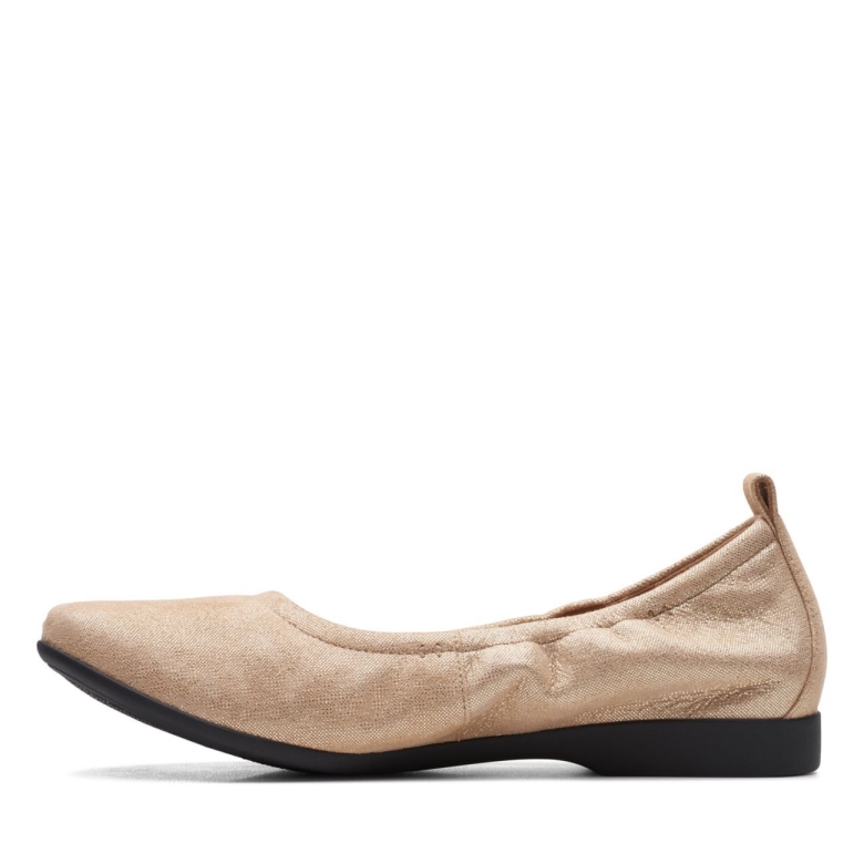 Clarks Un Darcey Vibe Goldmetallic
