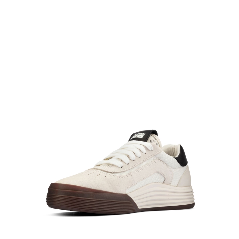 Cica Und Clarks Aus Weißem Wildleder
