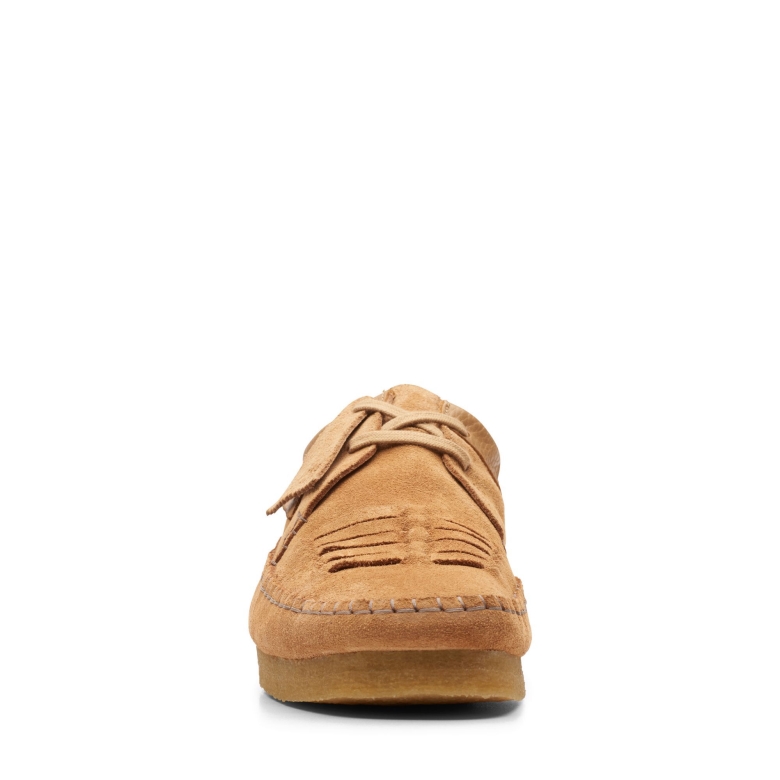 Weaver Schuss Hellbraune Wildleder Clarks