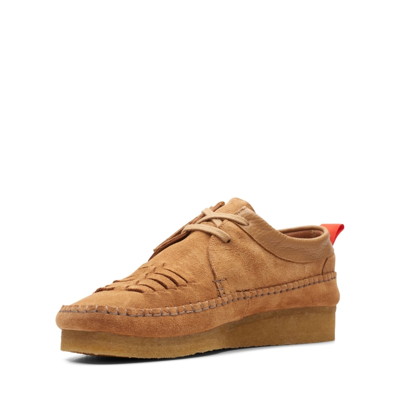 Weaver Schuss Hellbraune Wildleder Clarks
