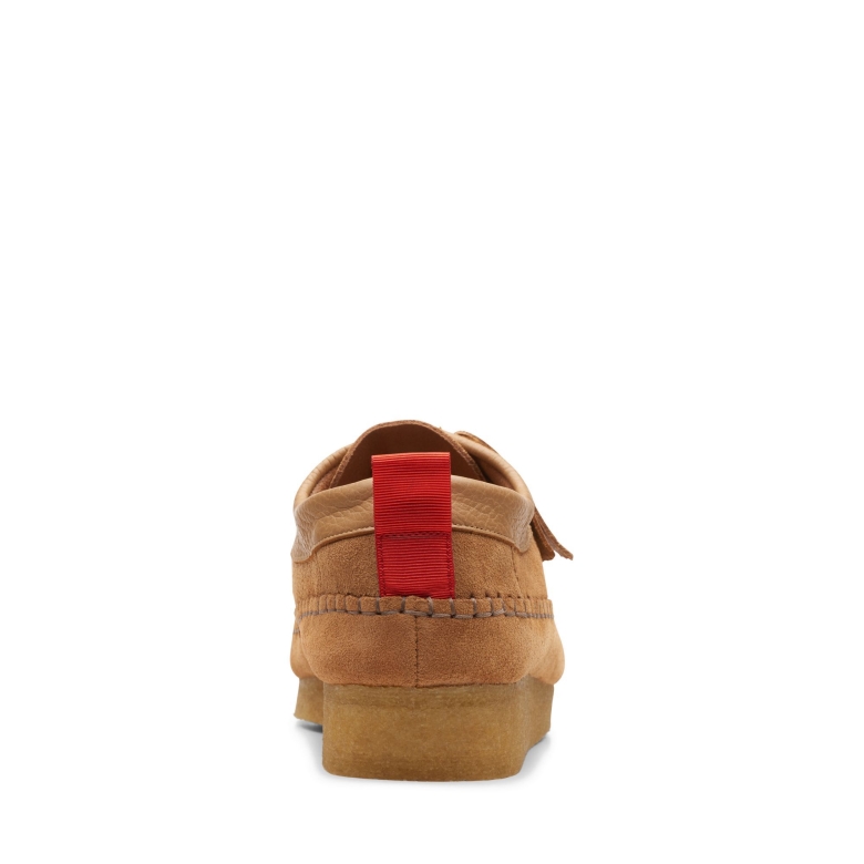 Weaver Schuss Hellbraune Wildleder Clarks