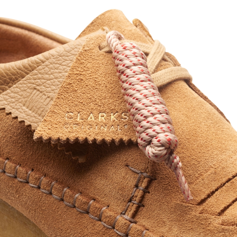 Weaver Schuss Hellbraune Wildleder Clarks