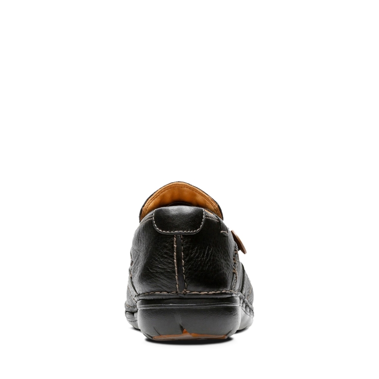 Un Loop Clarks Schwarzes Leder