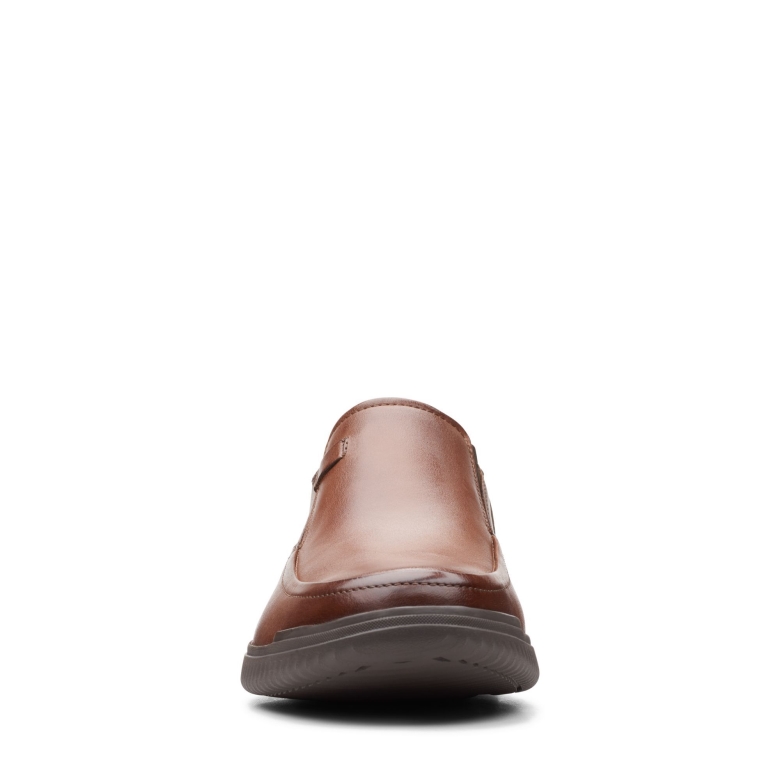 Clarks Donaway Step Dunkelbraunes Leder