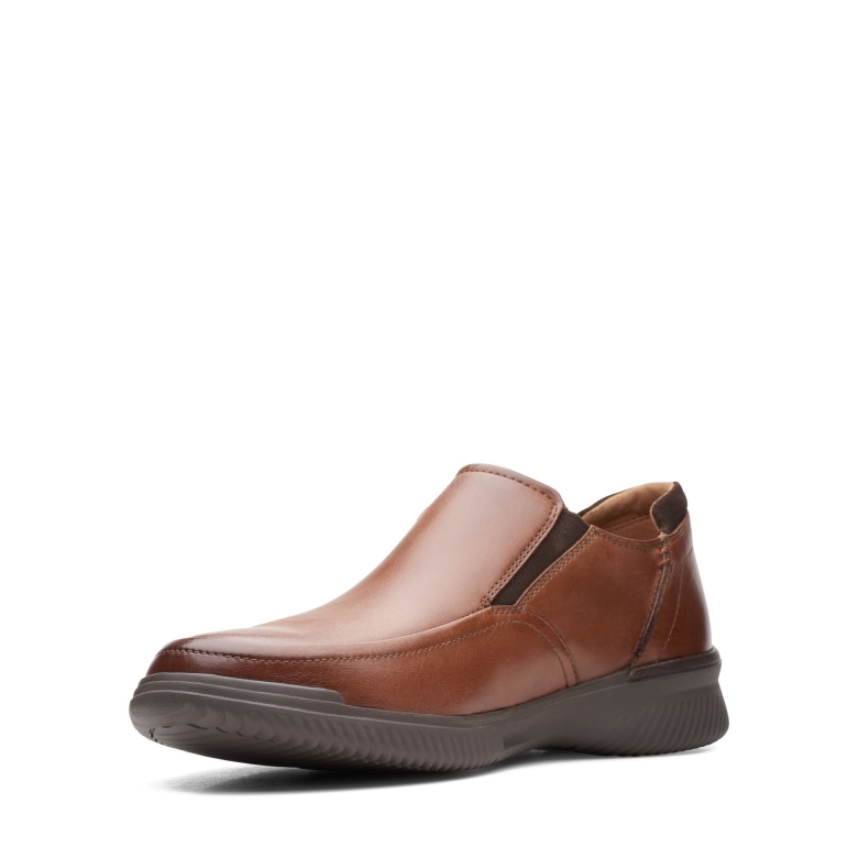 Clarks Donaway Step Dunkelbraunes Leder
