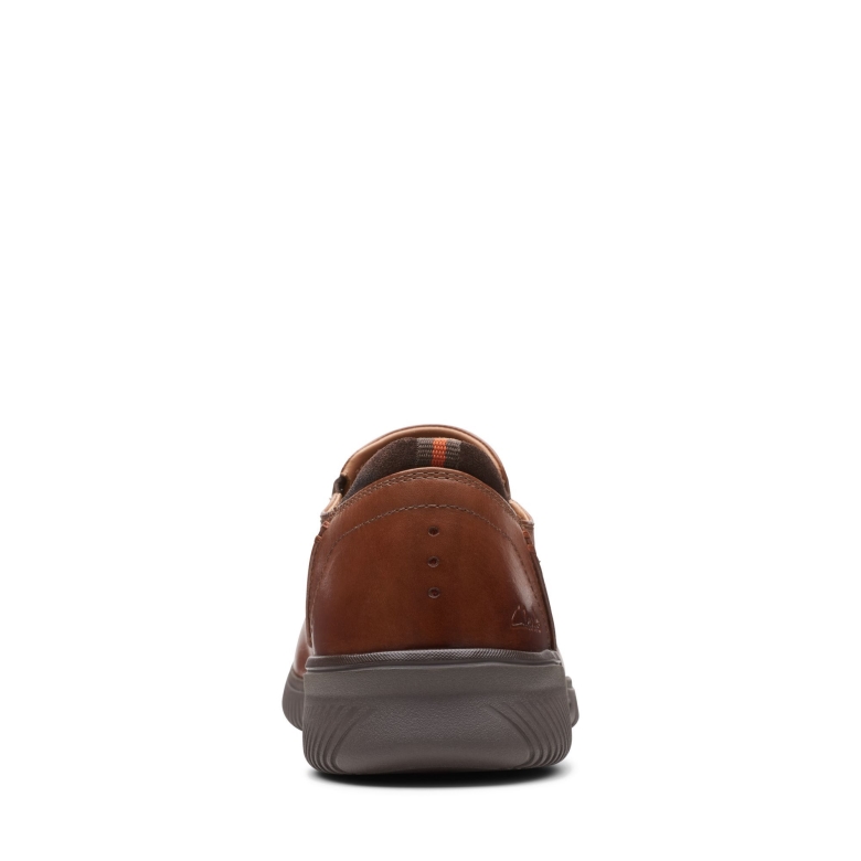 Clarks Donaway Step Dunkelbraunes Leder