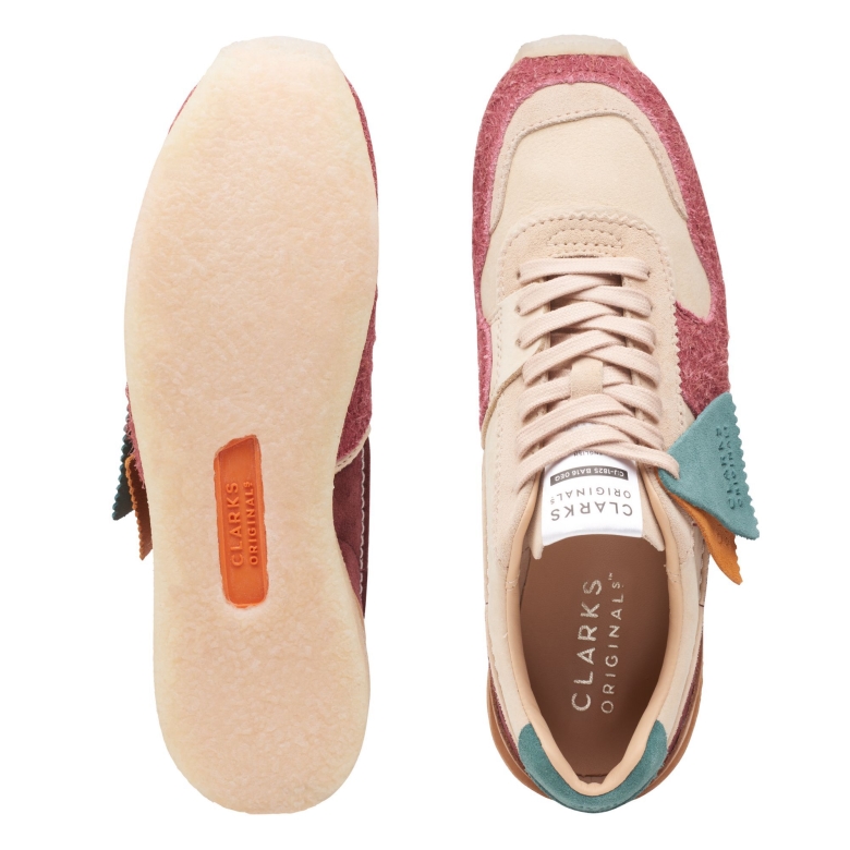Clarks Cream Tor Laufen