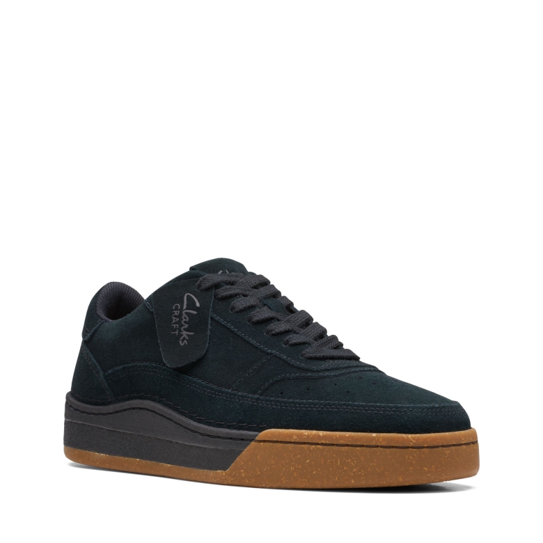 Clarks Black Sde Craftcourtlace