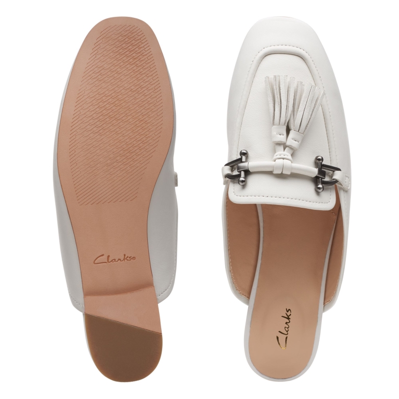 Pure2 Weiße Clarks Trimmen