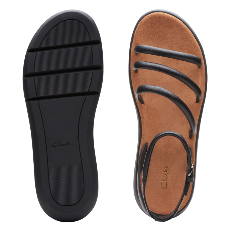 Schwarzes Leder Im Clarks-jemsa-stil