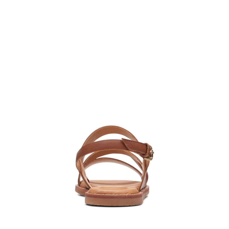 Karsea Sun Clarks Hellbraunes Leder