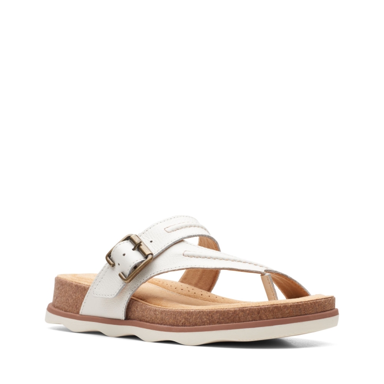 Brynn Madi Clarks Weißes Leder